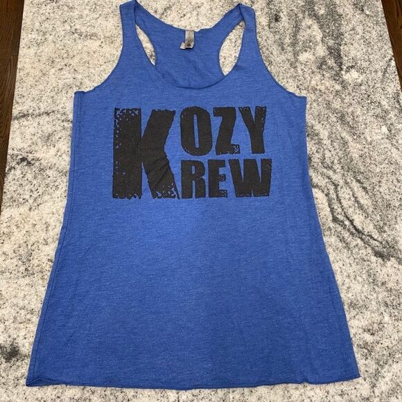 Kozy Krew Tops - Blue Kozy Krew Workout Tank Medium